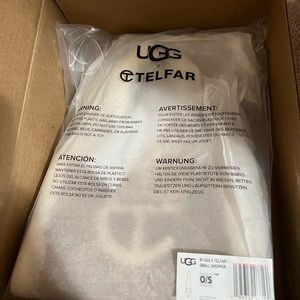 UGG X telfar small shopper in chestnut